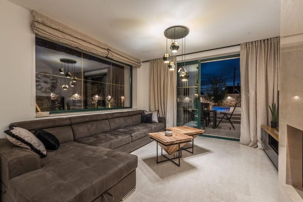 Luxury stone villa with pool