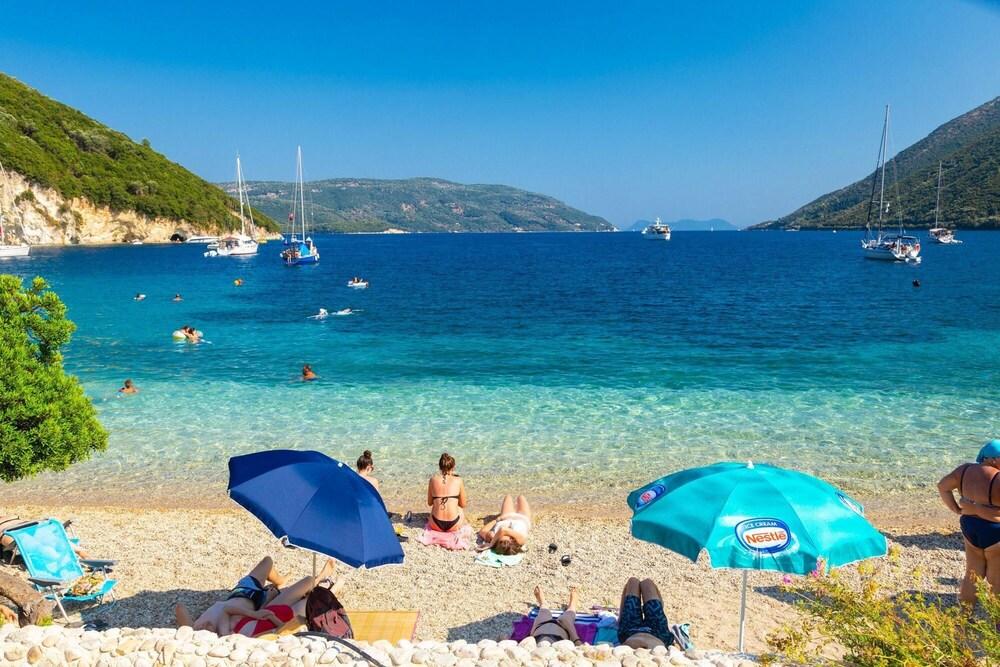 Villa Votsalo Large Private Pool Walk to Beach Sea Views A C Wifi