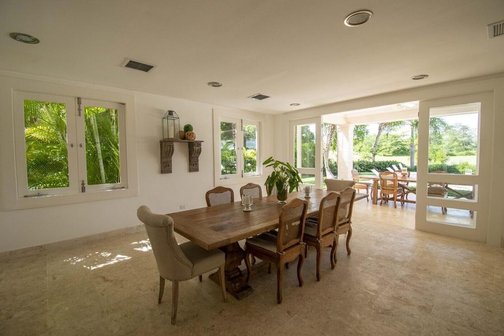 Golf-front Villa With Large Spaces Staff and Pool Situated in Luxury Beach Resort