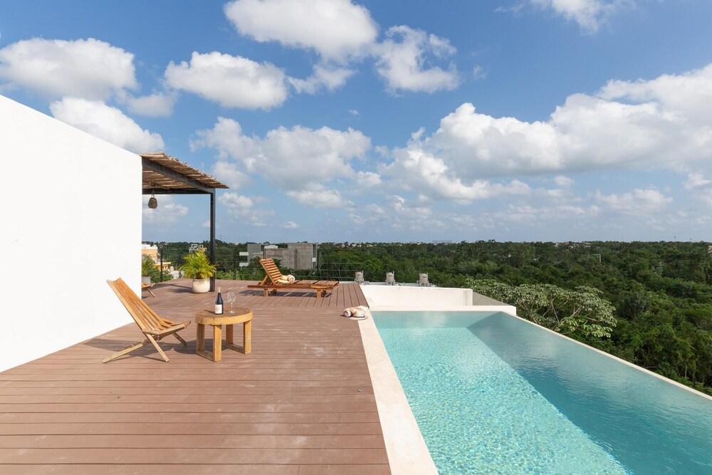 Exclusive Caribbean Hideaway For Large Groups Super Rooftop Infinity Pool Exceptional Views