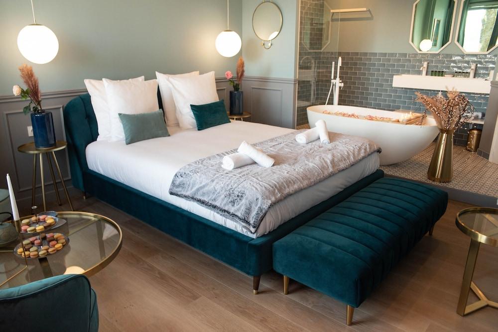 The Parisian Blue Eiffel Tower