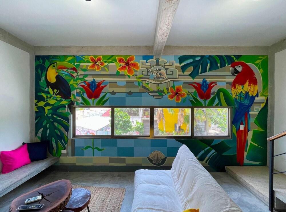 Jungle Duplex in Tulum Centre w Rooftop Patio Pool M