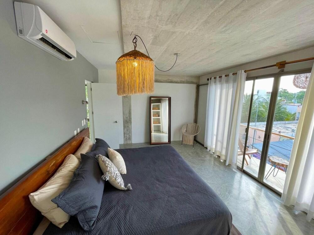 Jungle Duplex in Tulum Centre w Rooftop Patio Pool M