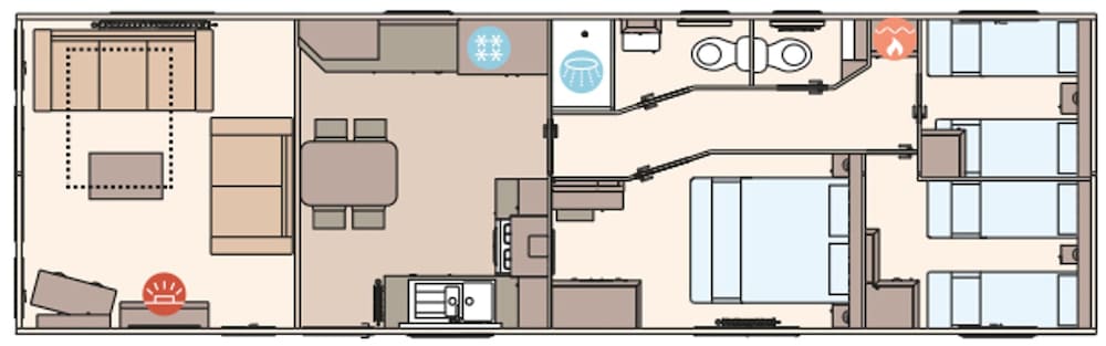 The Sea Breeze - Captivating Caravan in Camber
