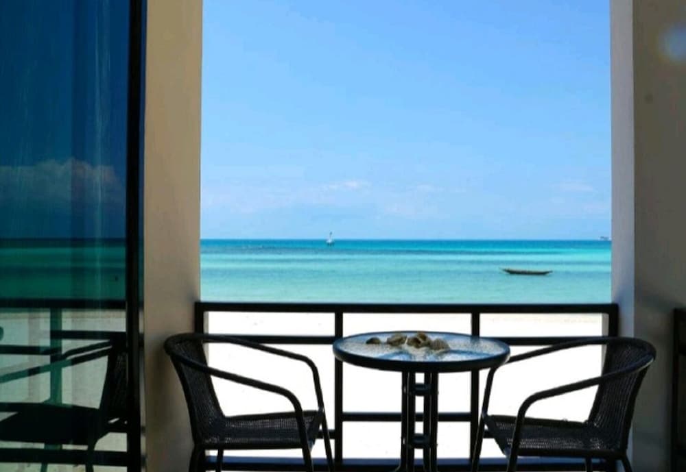 Crystal white sand resort