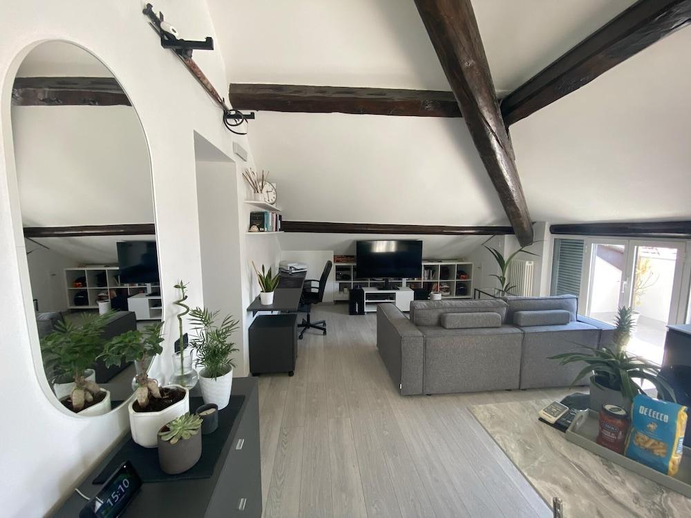 Rooftop Openspace With Balconies, Parking and bbq