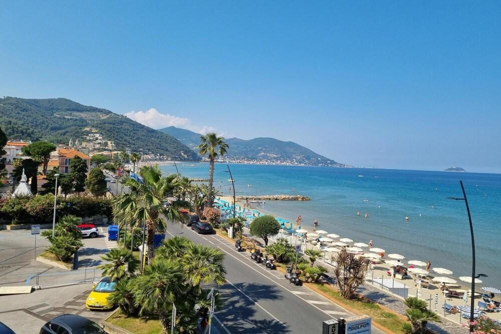 Laigueglia Beach in Laigueglia