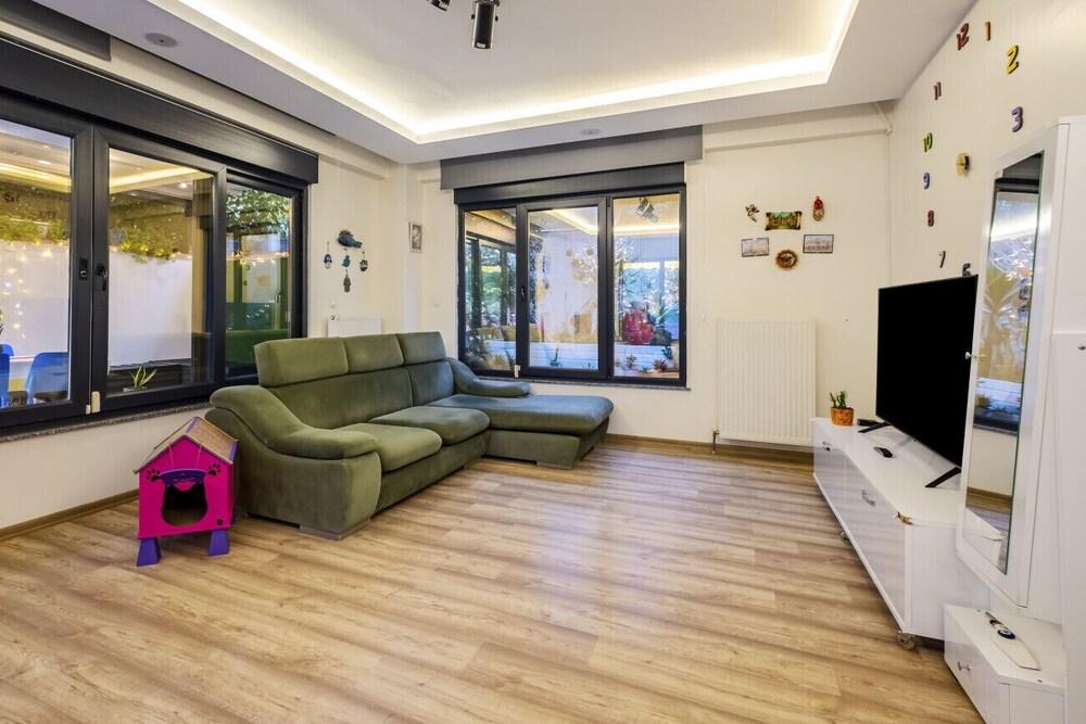 Flat With Rainbow Themed Interior in Goztepe