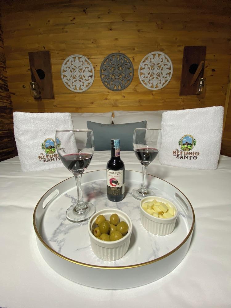 Cabañas el refugio del santo