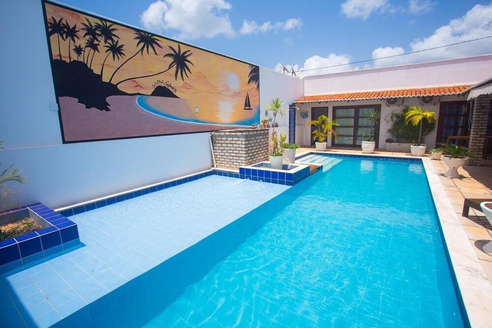 Paradis aca Casa Tropical com Piscina e 3 Su tes
