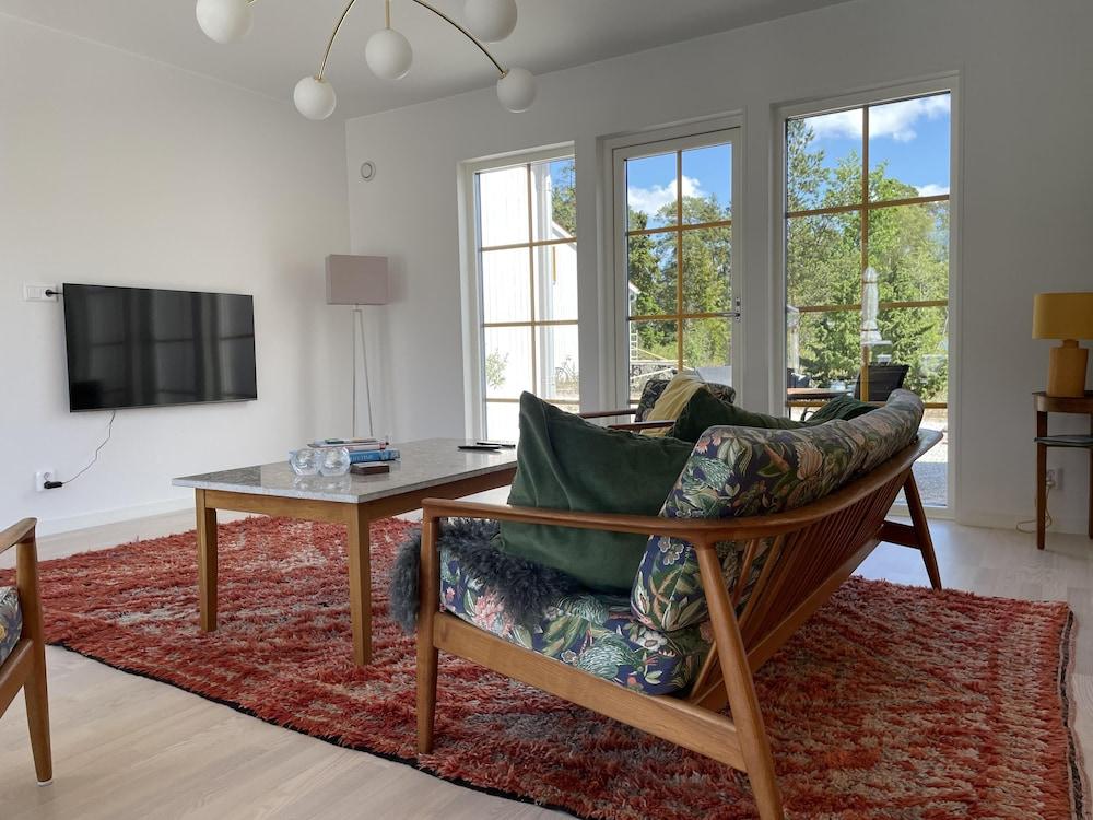 Villa Vitvikena in Gotland, Pool