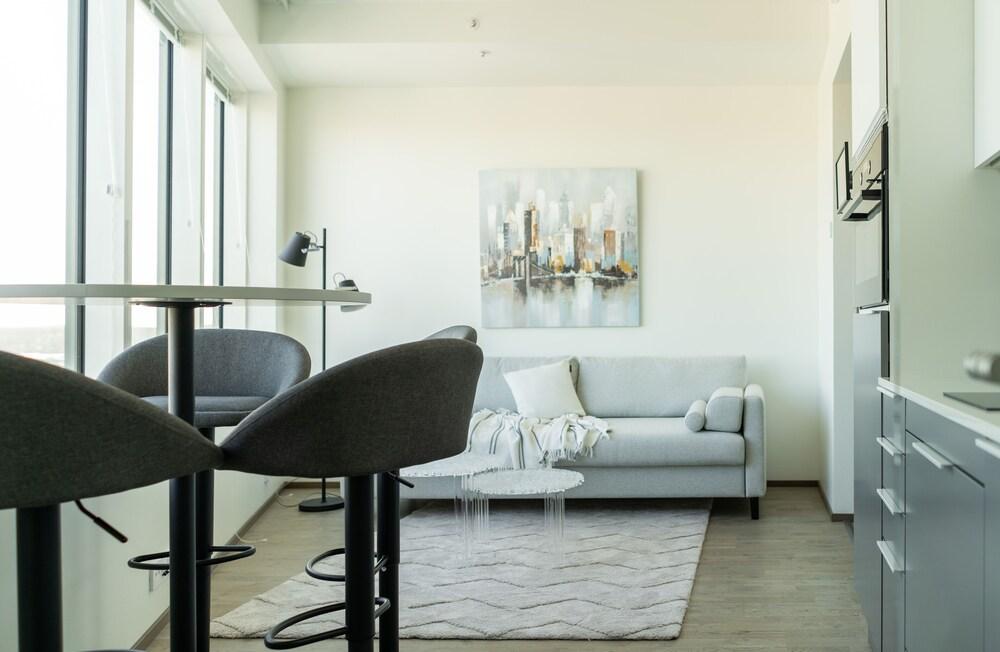 New studio with views from 13th floor