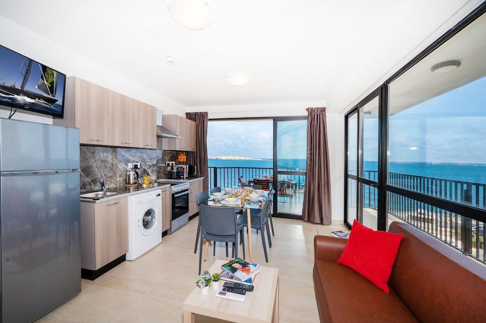 Islet Seafront Apartment Corner Terrace