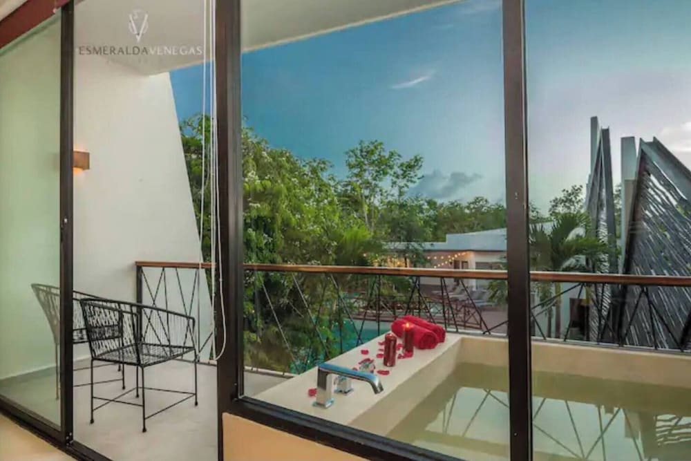 Amazing Studio With Private Pool Gym & Temazcal