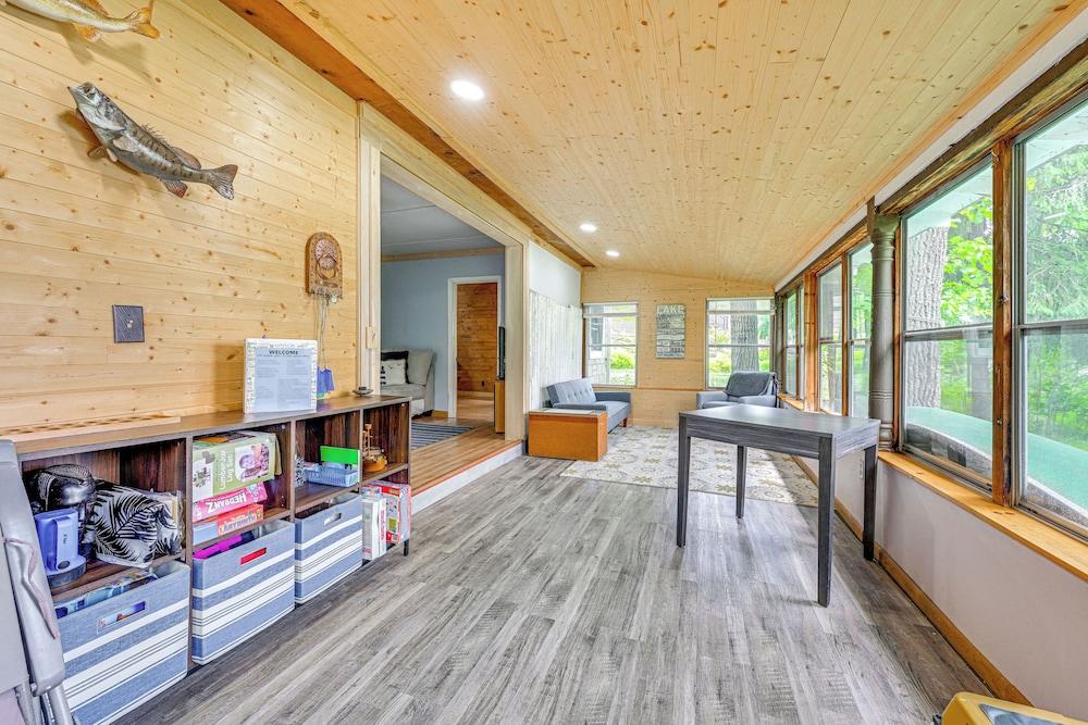 Lakefront Cabin w/ Fire Pit, Dock, & Boat Rental