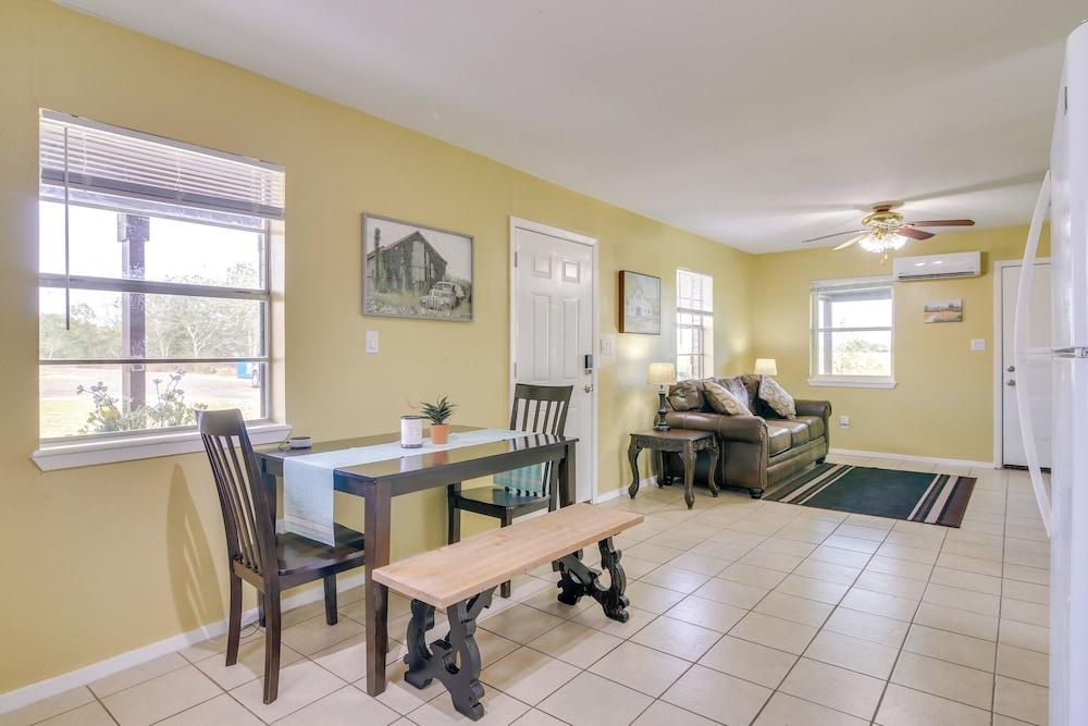 Classy San Benito Vacation Rental With Chiminea!