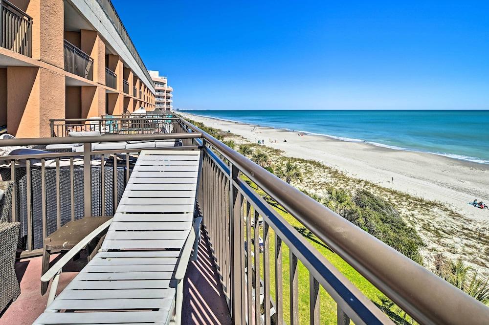 Oceanfront Myrtle Beach Studio w/ Huge Balcony!