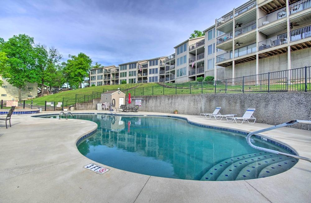 Fireplace & Water Views: Lake Ozark Condo!
