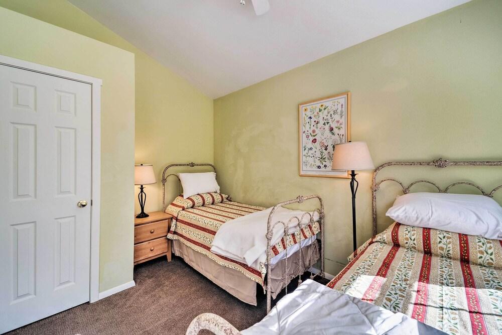 Scenic Riverside Cabin w/ Multi-level Deck & Grill