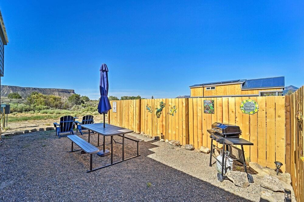 'boho Bliss' Tiny Home w/ Fireplace, Fire Pit