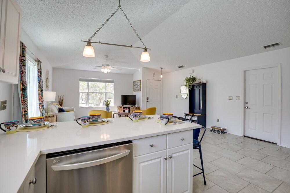 St Augustine Home With Fenced Yard!