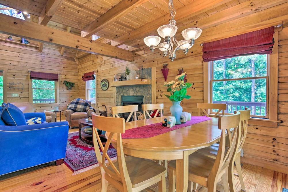 Serene Lake Lure Cabin w/ Fire Pit & Grill!