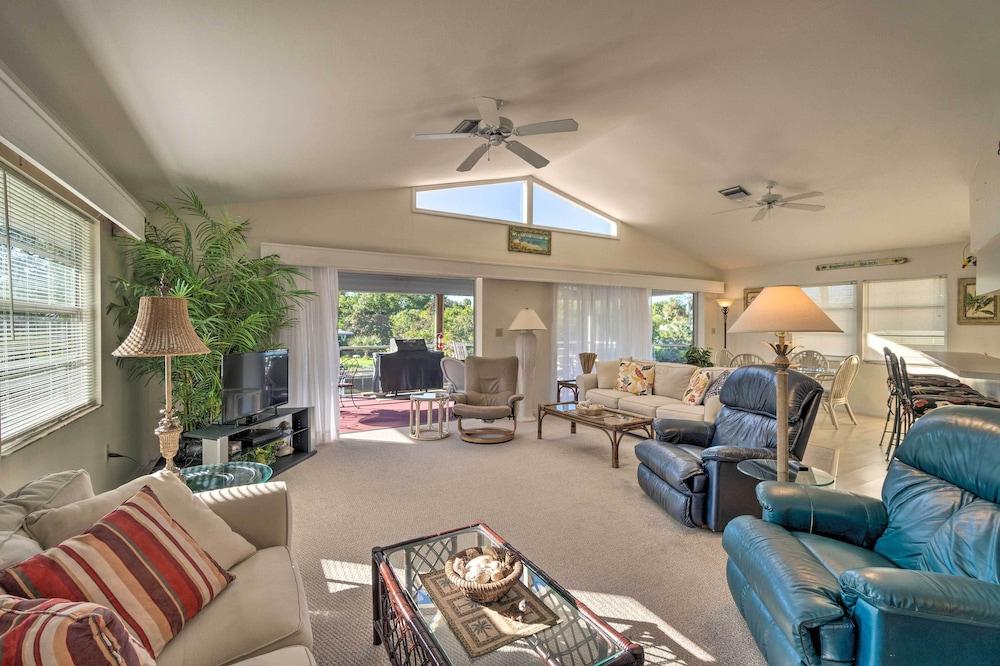 Canalfront Home w/ Private Dock - 5 Mi to Beaches!