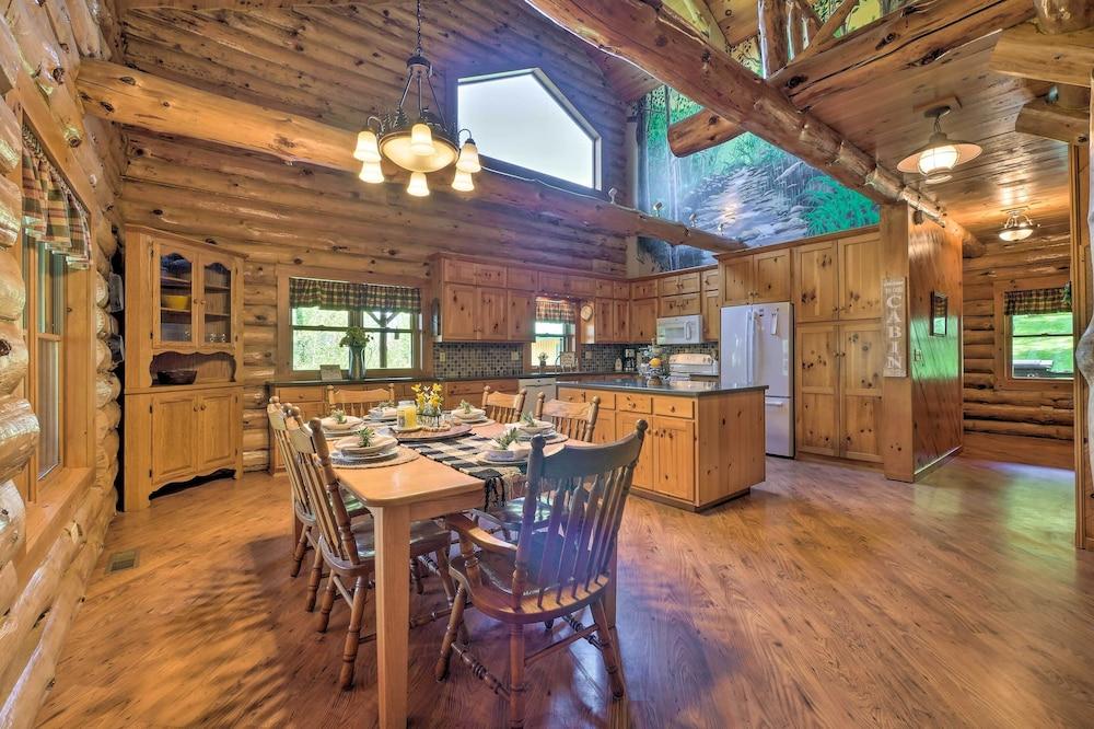 'the Red Pine Cabin' w/ Private Pond & Dock!