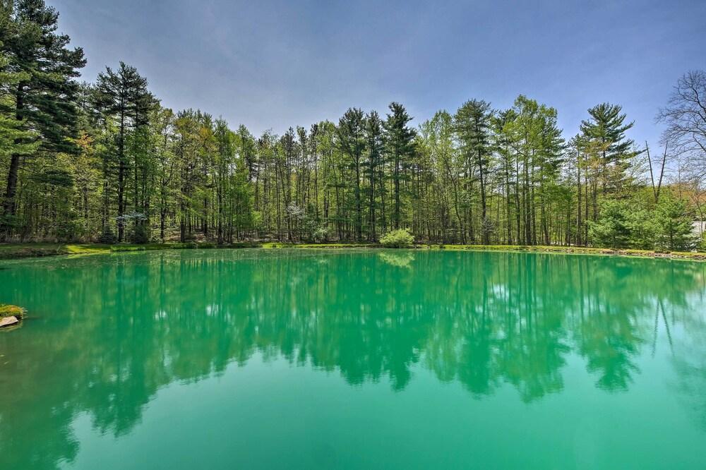 'the Red Pine Cabin' w/ Private Pond & Dock!