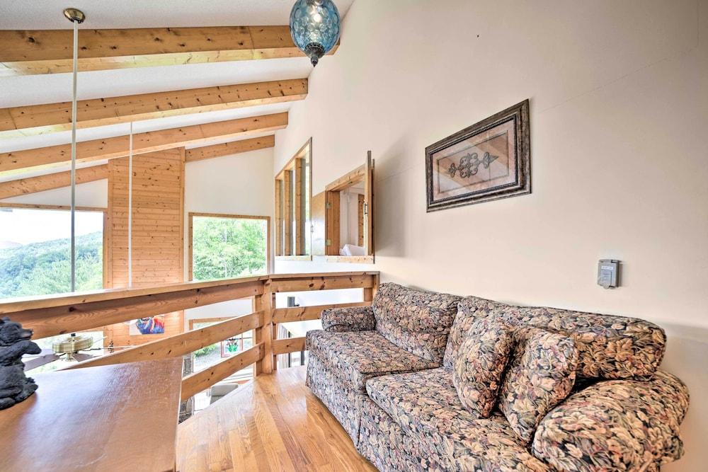 Mountain Views & Deck: Spacious Bryson City Home!