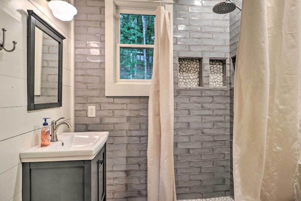 Rustic-chic Riverfront Home w/ Dock, Deck & Canoes