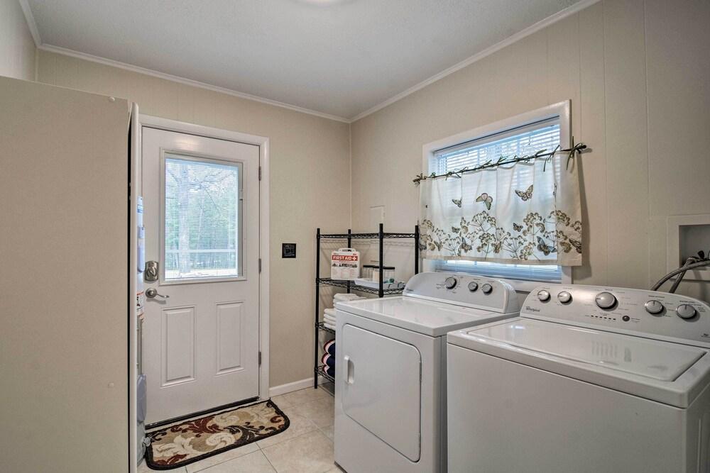 Higgins Lake Area Cabin w/ Fire Pit & Yard!