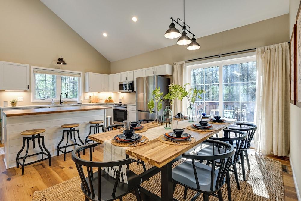 Chic Wisconsin Retreat w/ Deck, Grill & Fire Pit!