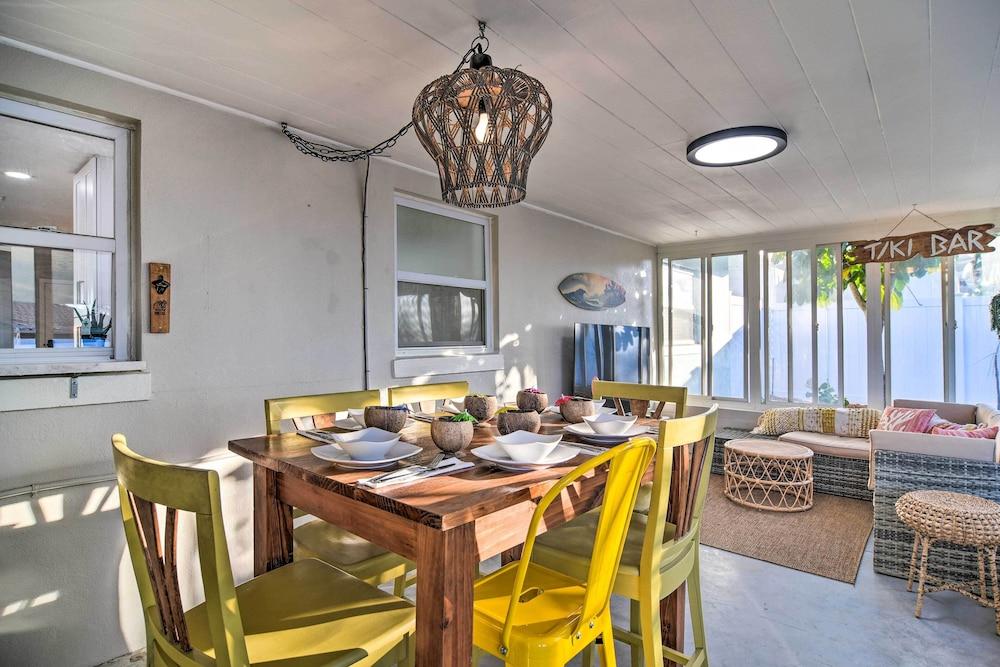 Lush Seminole Surf Inn w/ Backyard Fire Pit!