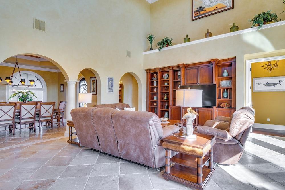 Upscale Villa w/ Pool & Boat Dock in Cape Coral