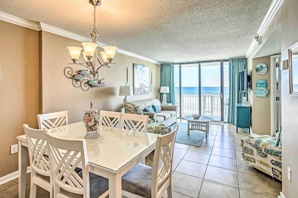 2 Mi to Golfing: Oceanfront Myrtle Beach Condo