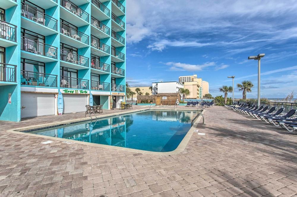 Oceanfront Balcony: Resort Condo in Myrtle Beach