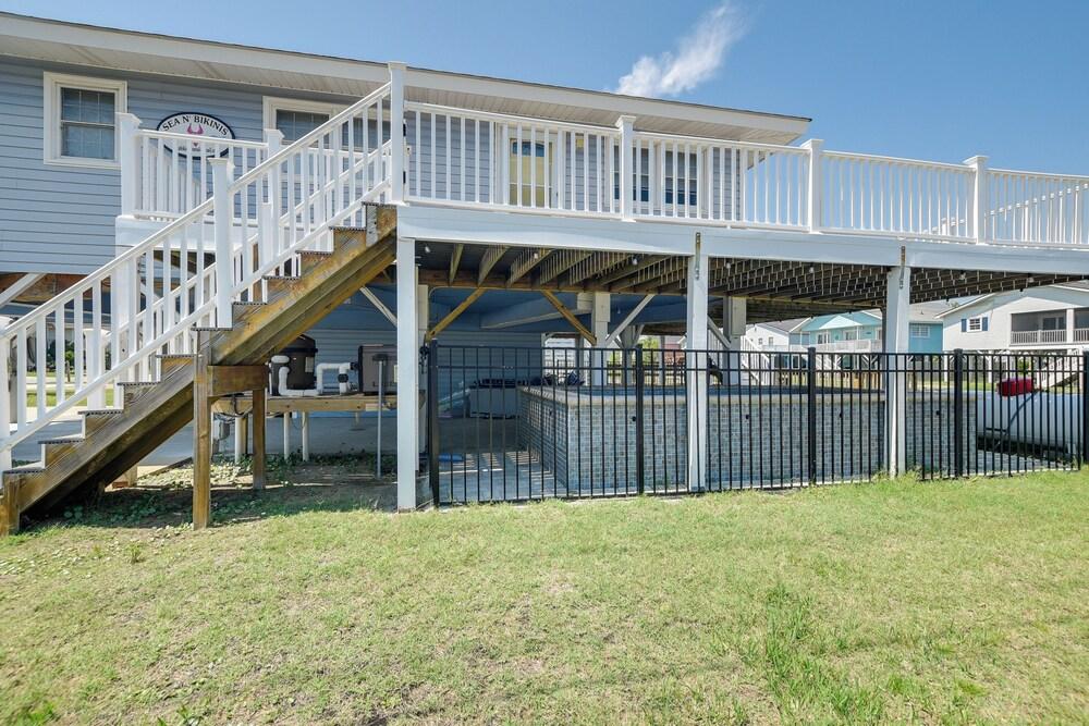 Waterfront Home w/ Deck in North Myrtle Beach!