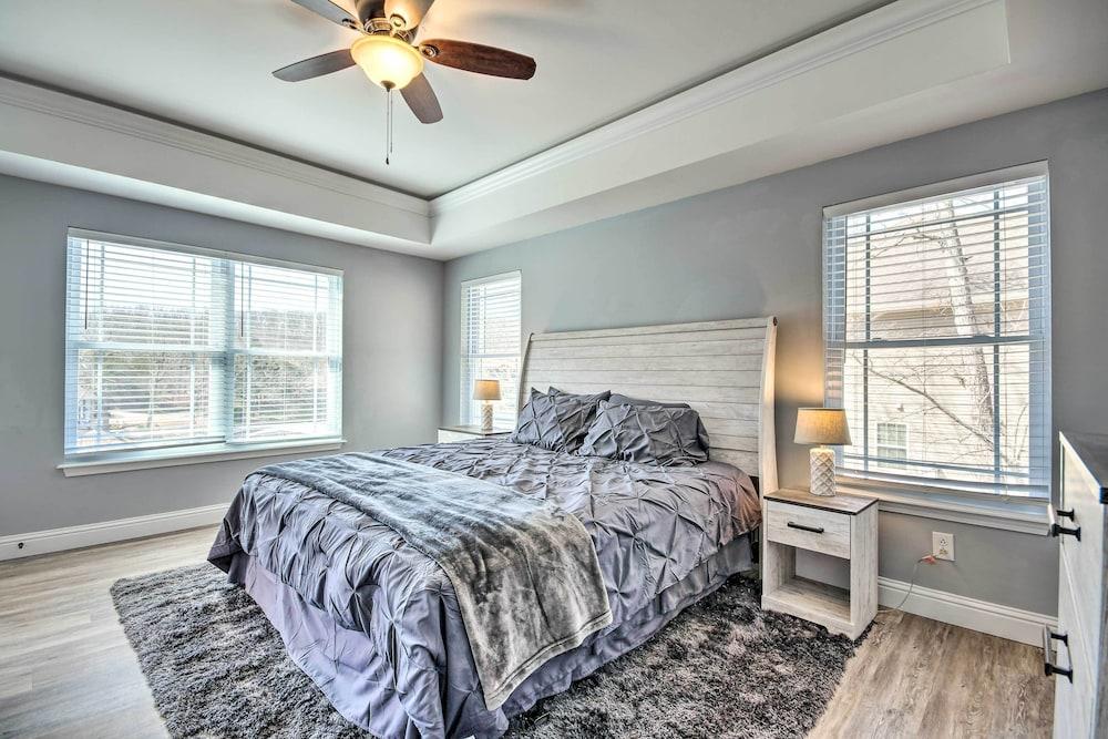 Dock & Fire Pit: Lakefront Rocky Mount Home!