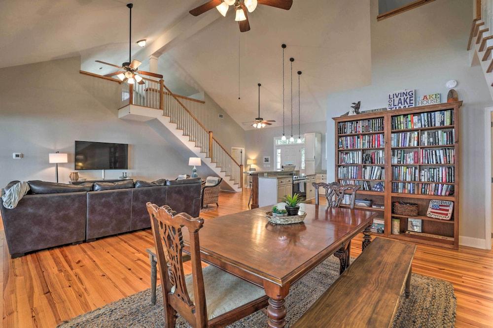 Lakefront Retreat w/ Game Room & Private Dock!