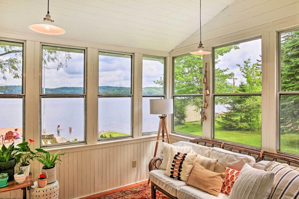 Authentic 1912 Adirondack Lake Camp w/ Fire Pit