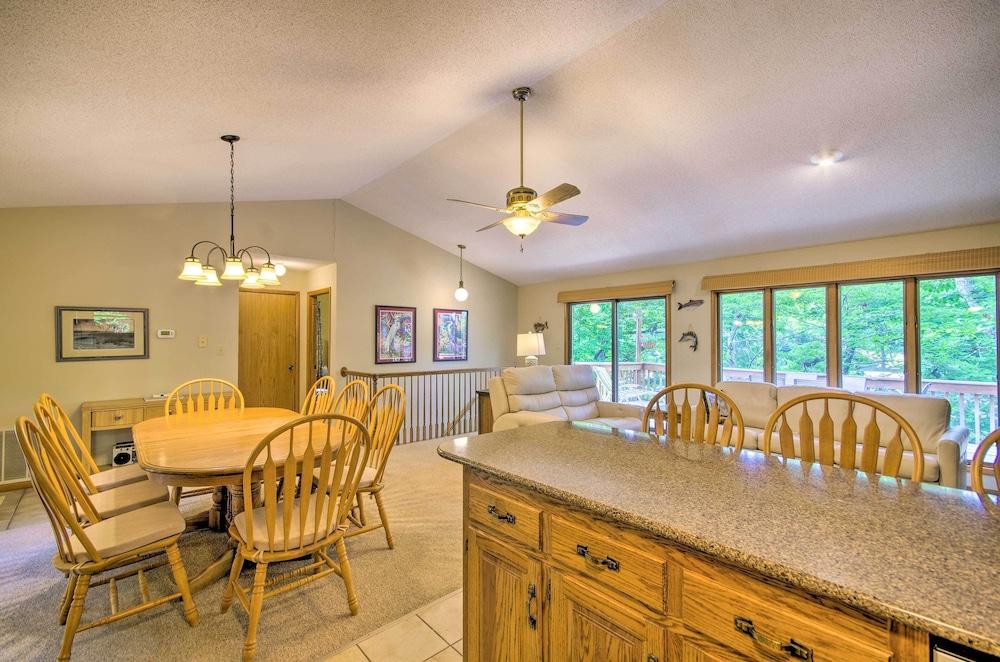 Private Boat Dock: Lakefront Eldon Home!