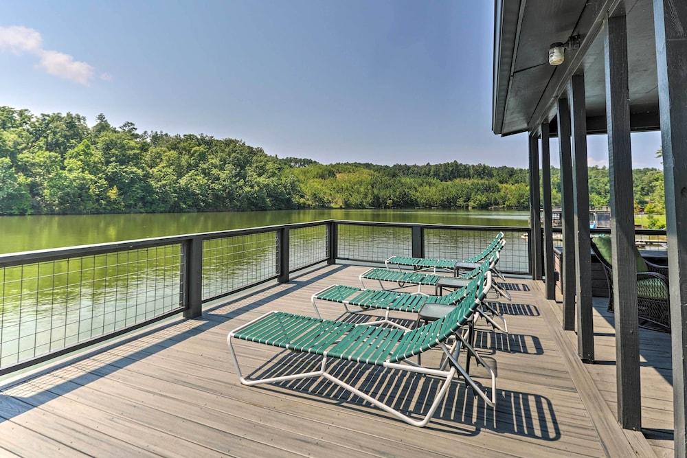 Lakefront Jacksons' Gap Home w/ Deck, Dock & Views