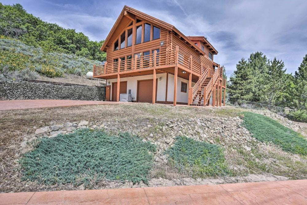 Spacious Hilltop Cabin w/ Deck & Scenic Views!