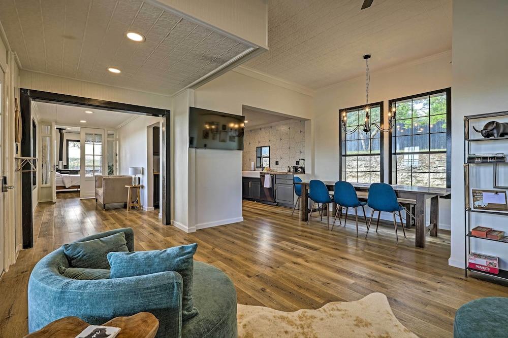 Trendy Fredericksburg Pad w/ Pool & Valley Views!