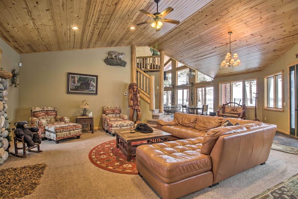Expansive Ruth Lake Home w/ Dock, Fire Pit & Beach