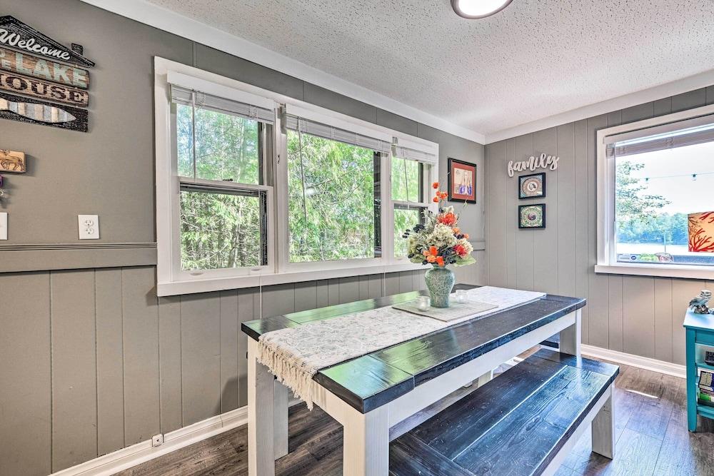 Lakefront Hideaway w/ Dock, Kayaks, Fire Pit!