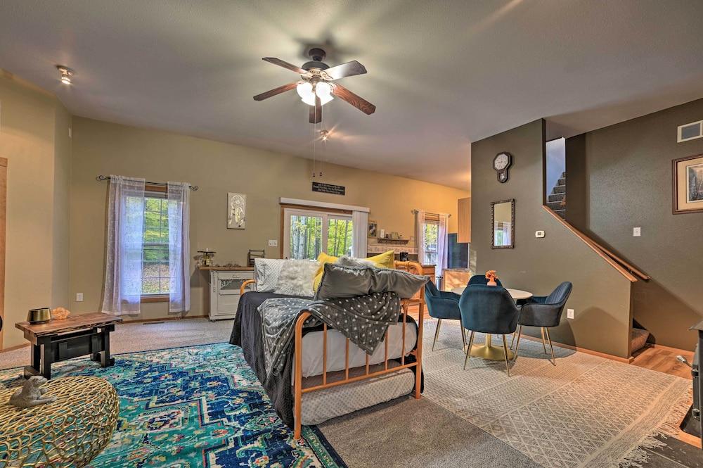 Secluded & Rural Frederic Home w/ Barn on 25 Acres