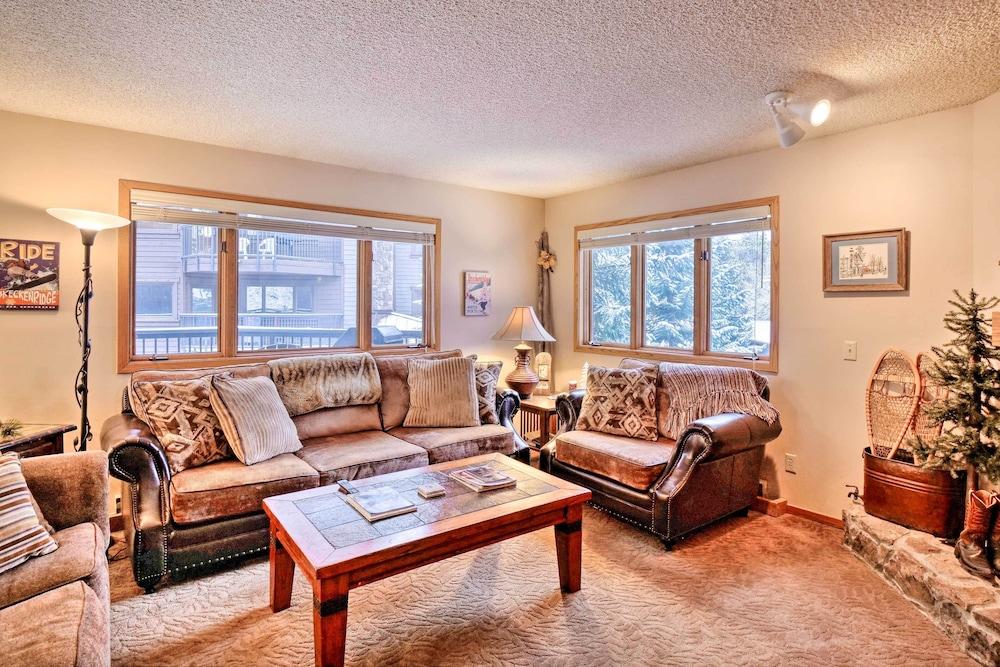 Walk to Shuttle: Breckenridge Retreat w/ Balcony!