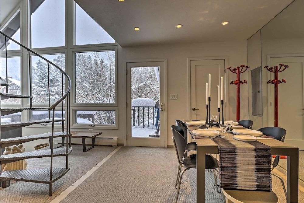 Vail Condo w/ Mtn View Deck - Steps to Ski Shuttle